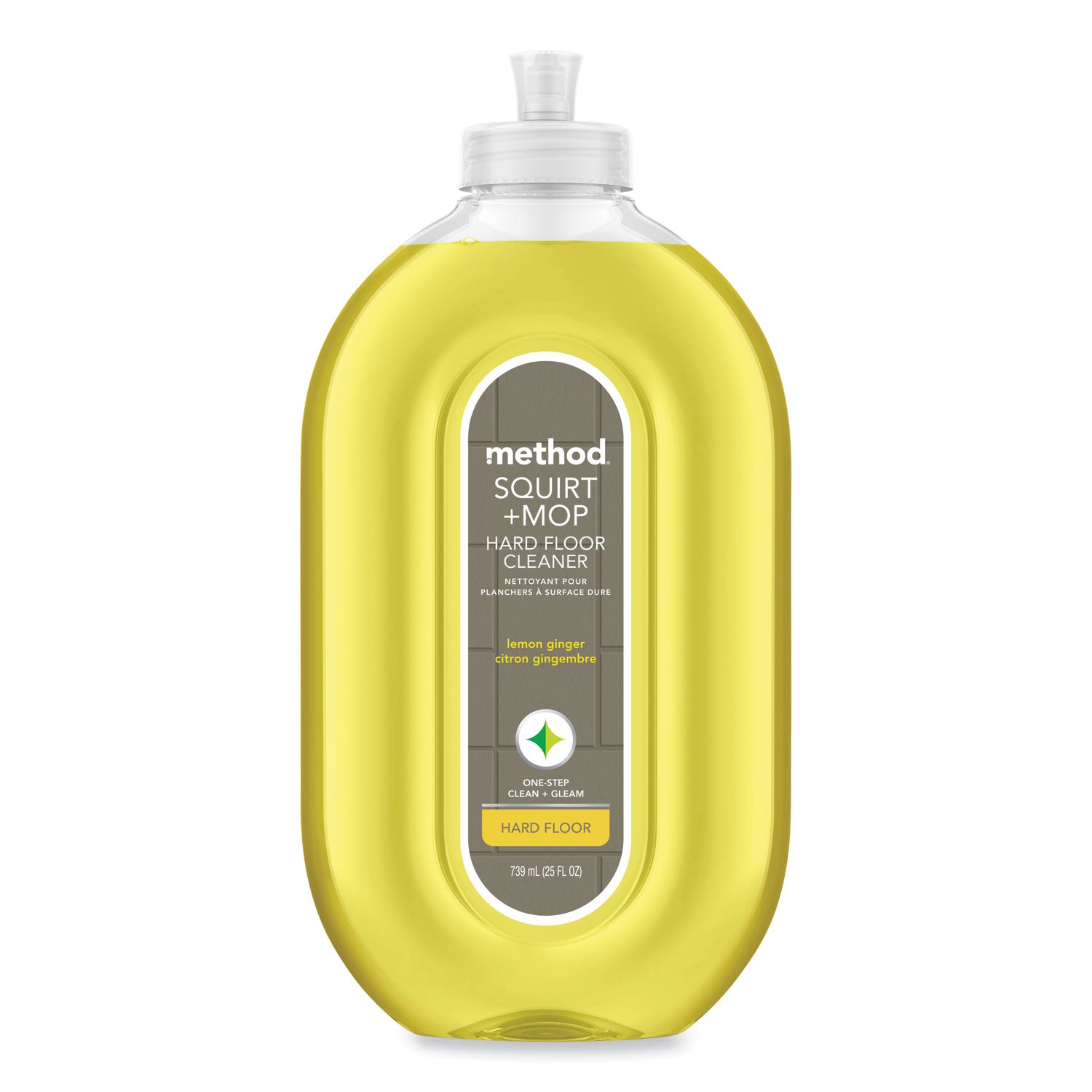 Squirt + Mop Hard Floor Cleaner, Lemon Ginger Scent, 25 oz Spray Bottle