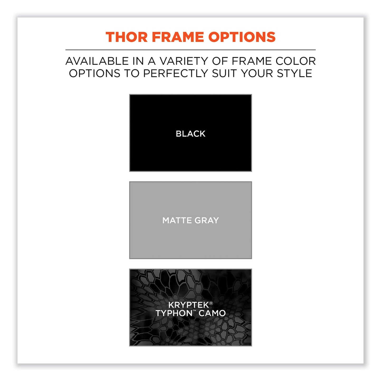 Skullerz Thor Safety Glasses, Black Full Frame, Smoke Dual Lens