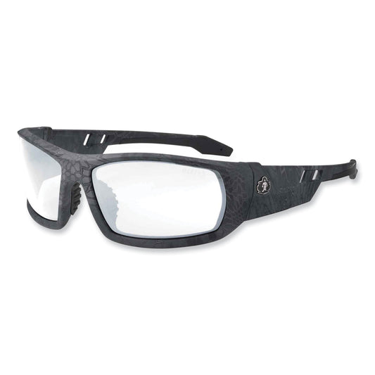 Skullerz Odin Safety Glasses, Fog-Off Technology, Kryptek Typhon Full Frame, Clear Dual Lens
