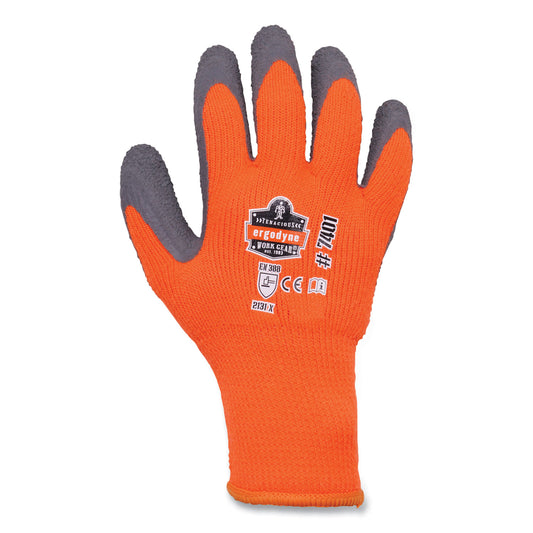 ProFlex 7401-CASE Coated Lightweight Winter Gloves, EN388: 2131X, 11" Long, XX-Large, Orange, 144 Pairs/Carton