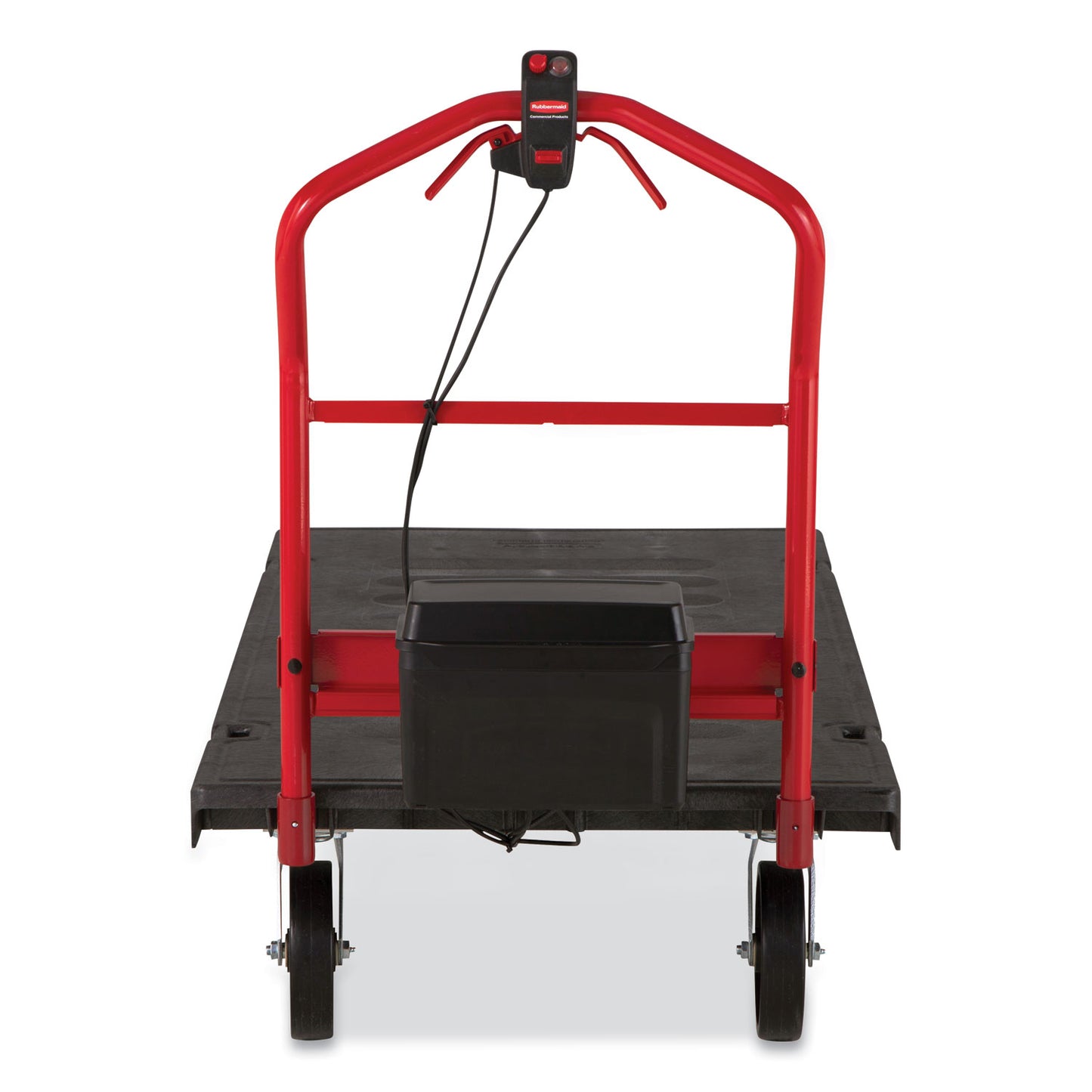 Motorized Kit For 30" X 60" Platform Trucks, Large, Dc Motor, 60 V Lithium-Ion Battery, 0.5 Mph To 3 Mph, Black/red