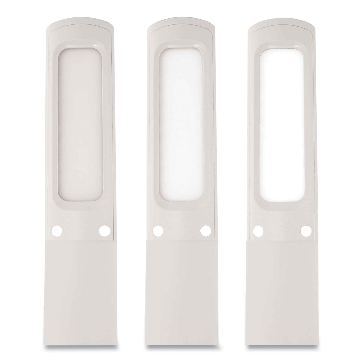 Wellness Series Recharge LED Desk Lamp, 10.75" to 18.75" High, White