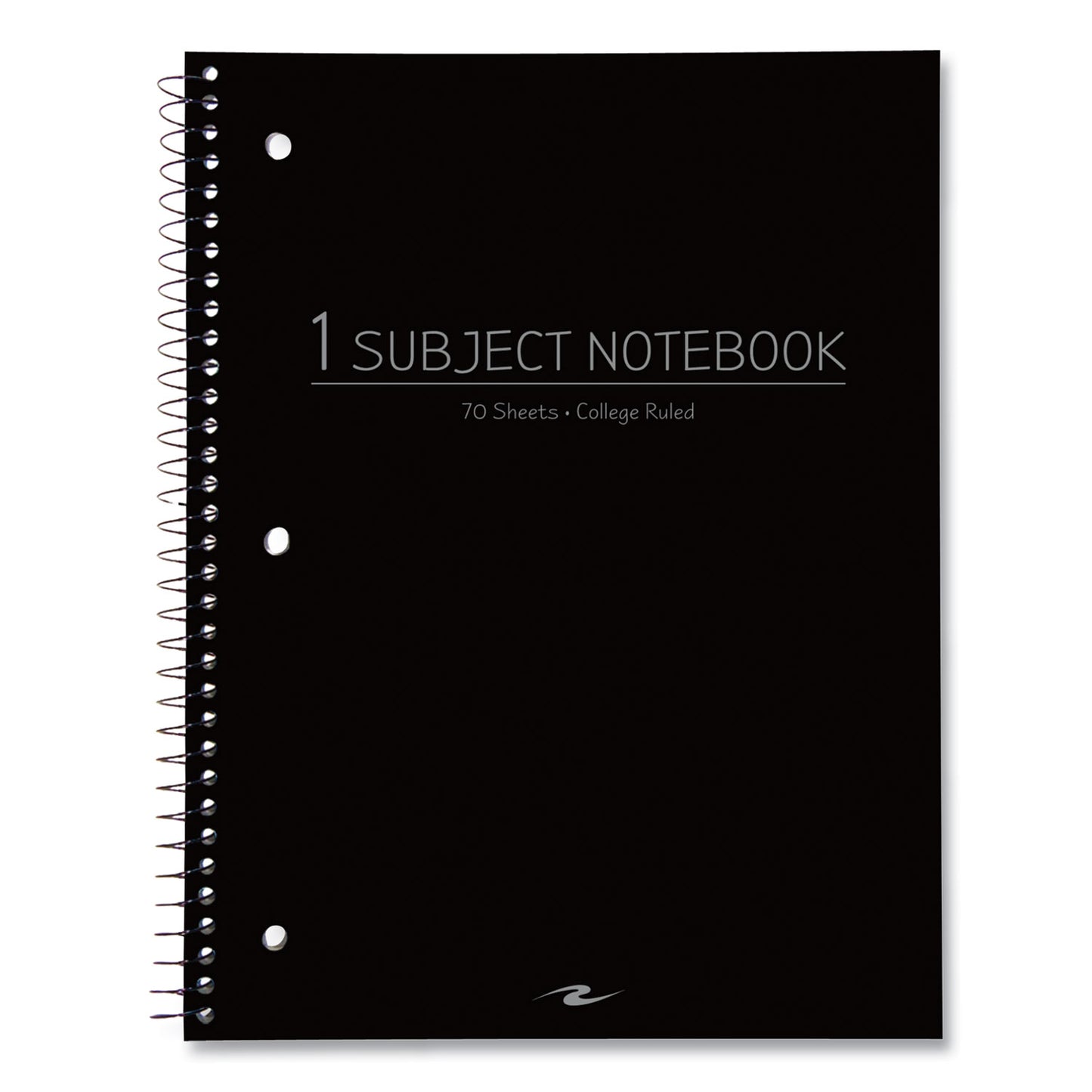 Subject Wirebound Promo Notebook, 1-Subject, Medium/College Rule, Assorted Cover Colors, (70) 10.5" x 8" Sheets, 24/Carton