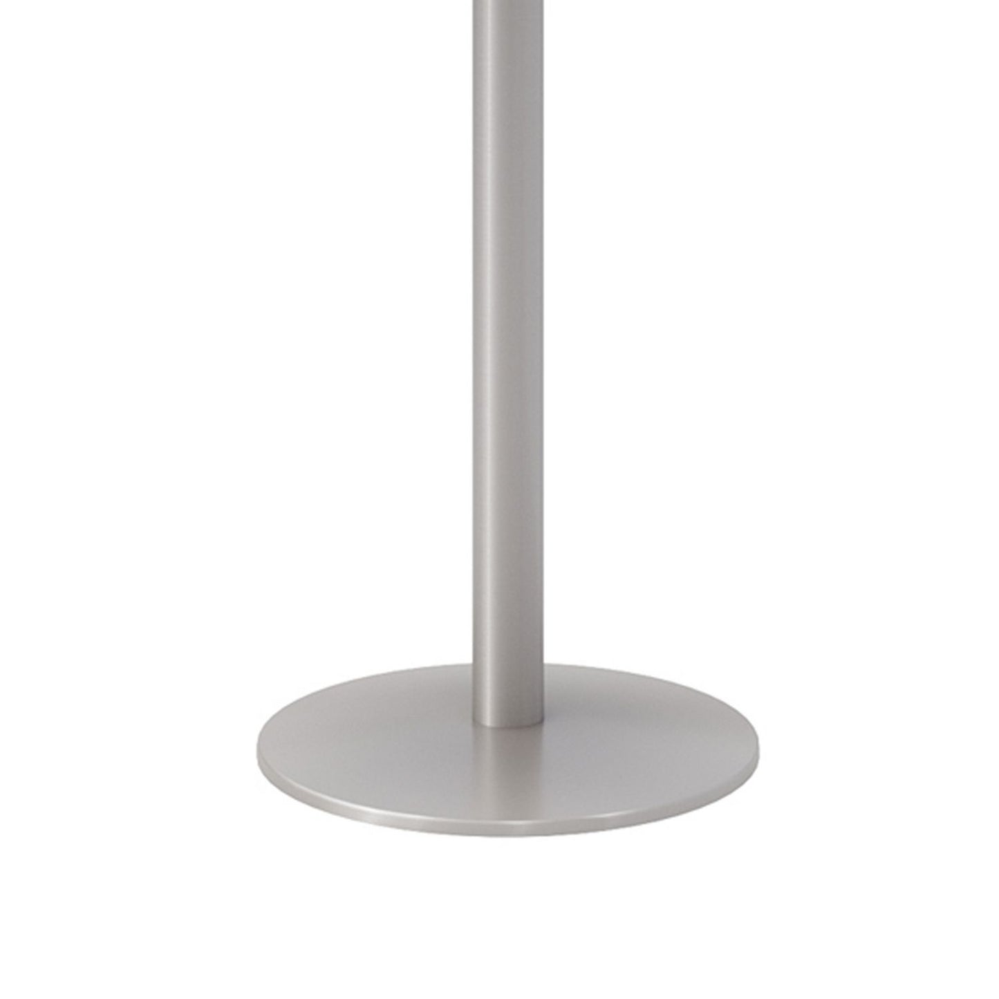 Pedestal Table with Four White Jive Series Chairs, Round, 36" Dia x 29h, Graphite Nebula