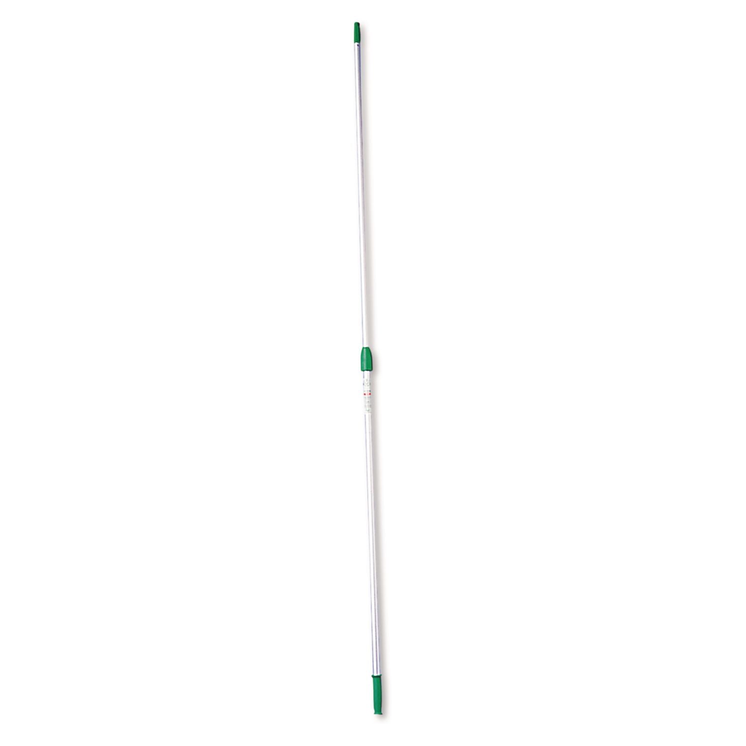 Opti-Loc Extension Pole, 8 Ft, Two Sections, Green/silver