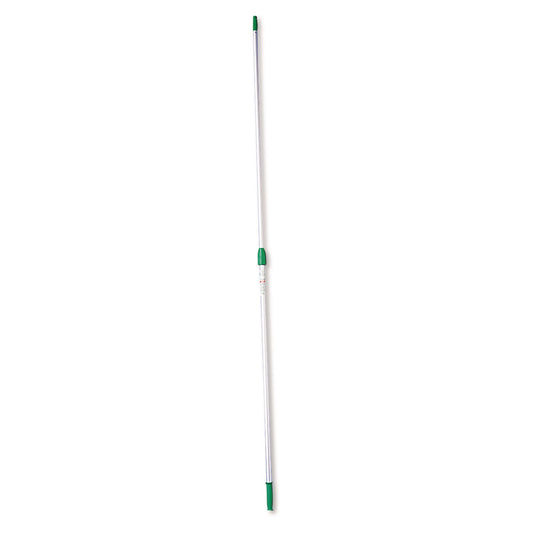 Opti-Loc Extension Pole, 8 Ft, Two Sections, Green/silver